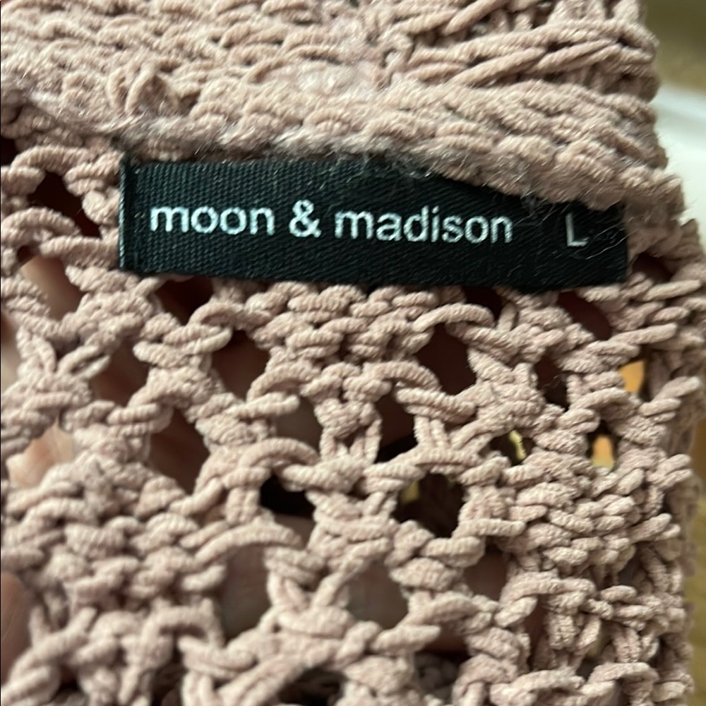 Moon & Madison Taupe Knit Cardigan - Picture 8 of 11